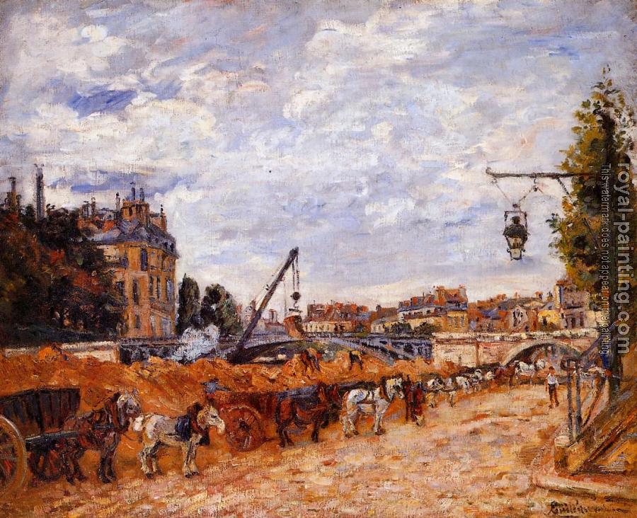 Armand Guillaumin : Pont Marie, Quai Sully Armand Guillaumin : Pont Marie, Quai Sully